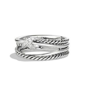DAVID YURMAN X Crossover Ring Diamonds